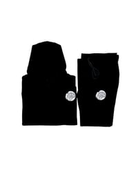 Image 2 of Black Kairos Flared Sweatpants Set