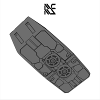 Image 3 of 1/144 Designer Feet (for select HGUC Zeta Series GM model kits)