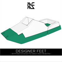 Image 1 of 1/144 Designer Feet (for select HGUC Zeta Series GM model kits)