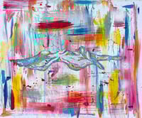 Image 1 of Lienzo Original - EL CAOS A VECES DA PAZ