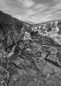 The bridge crossing at Glencoe exclusive print (monochrome)