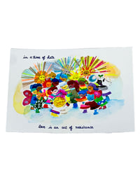 Image 4 of A6 - In a time like this (1/5) : Love - illustration originale