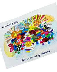Image 1 of A6 - In a time like this (1/5) : Love - illustration originale