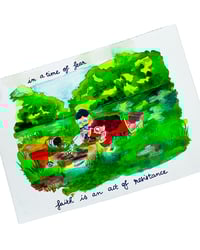 Image 1 of A6 - In a time like this (2/5) : Faith - illustration originale