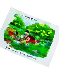 Image 3 of A6 - In a time like this (2/5) : Faith - illustration originale