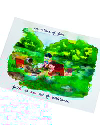 Image 4 of A6 - In a time like this (2/5) : Faith - illustration originale