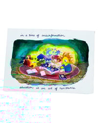 Image 1 of A6 - In a time like this (3/5) : Education - illustration originale