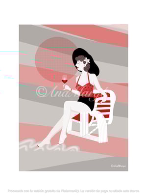 Lámina Tarot 'Reina de Corazones' / 'Queen of Hearts'