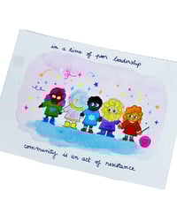 Image 3 of A6 - In a time like this (4/5) : Community - illustration originale