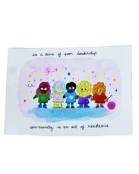 Image 2 of A6 - In a time like this (4/5) : Community - illustration originale