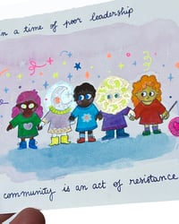 Image 4 of A6 - In a time like this (4/5) : Community - illustration originale