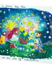 Image 3 of A6 - In a time like this (5/5) : Joy - illustration originale