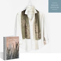 Image 1 of 'The Art of Susan Unger' book + Chinoiserie light green chiffon foulard (202)