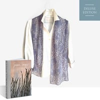 Image 1 of 'The Art of Susan Unger' book + Sky hindu flower chiffon foulard (208)