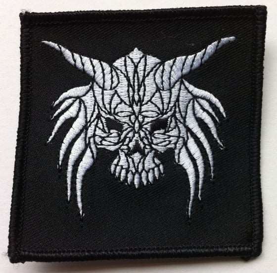 Image of CROW "Skull" logo  3" x 3" Patch