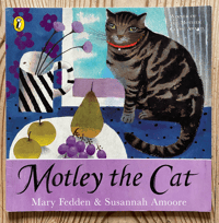 Image 1 of Motley the cat illustrations by Mary Fedden