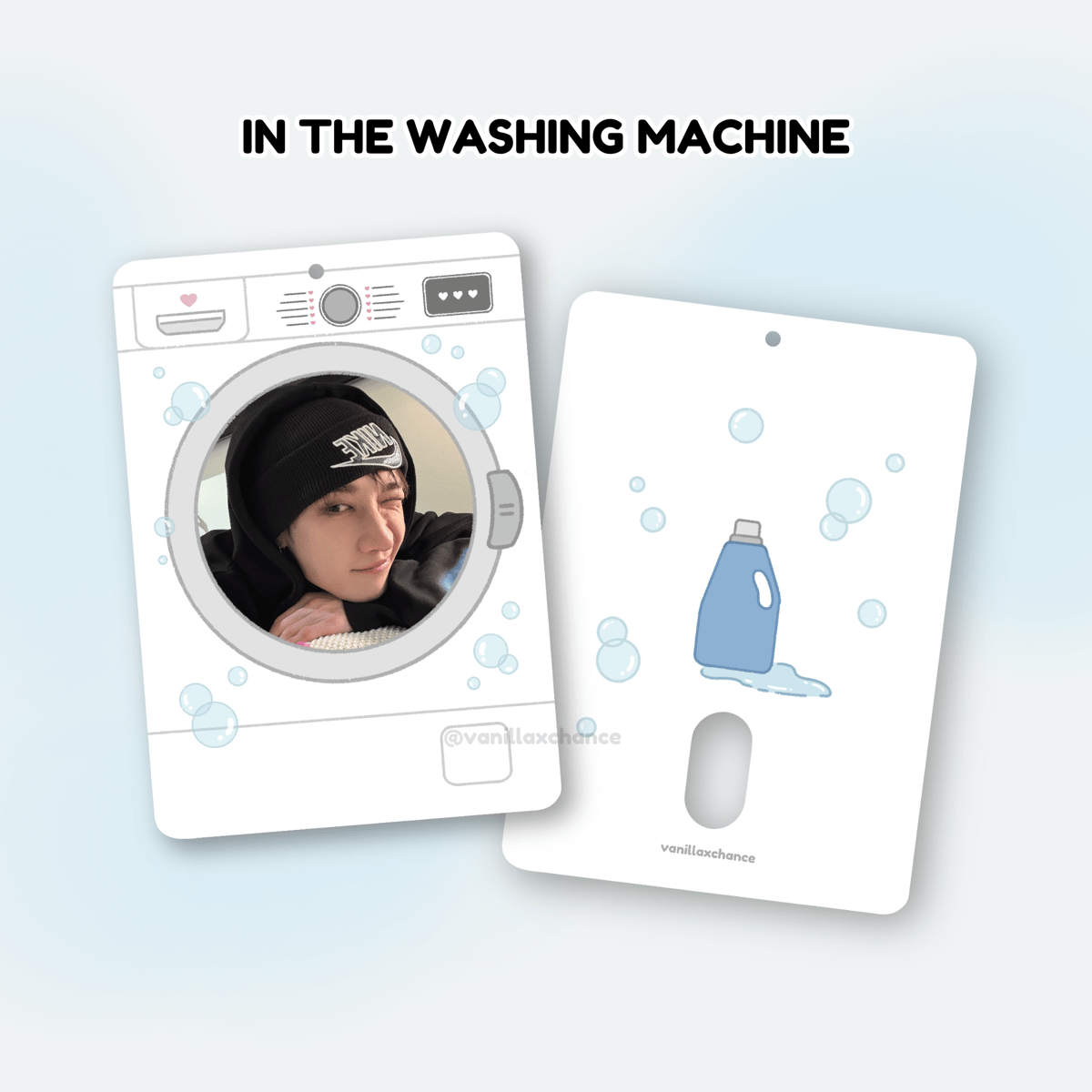Image of [Pre-Order] In the Washing Machine acrylic PC holders by vanillaxchance
