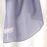 Image 2 of 'The Art of Susan Unger' book + Cyan leaves crepe foulard (221)