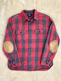 Image 2 of RRL PLAID TWILL HUNTING SHIRT