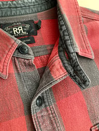 Image 4 of RRL PLAID TWILL HUNTING SHIRT