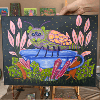 Raccoon bug | original painting