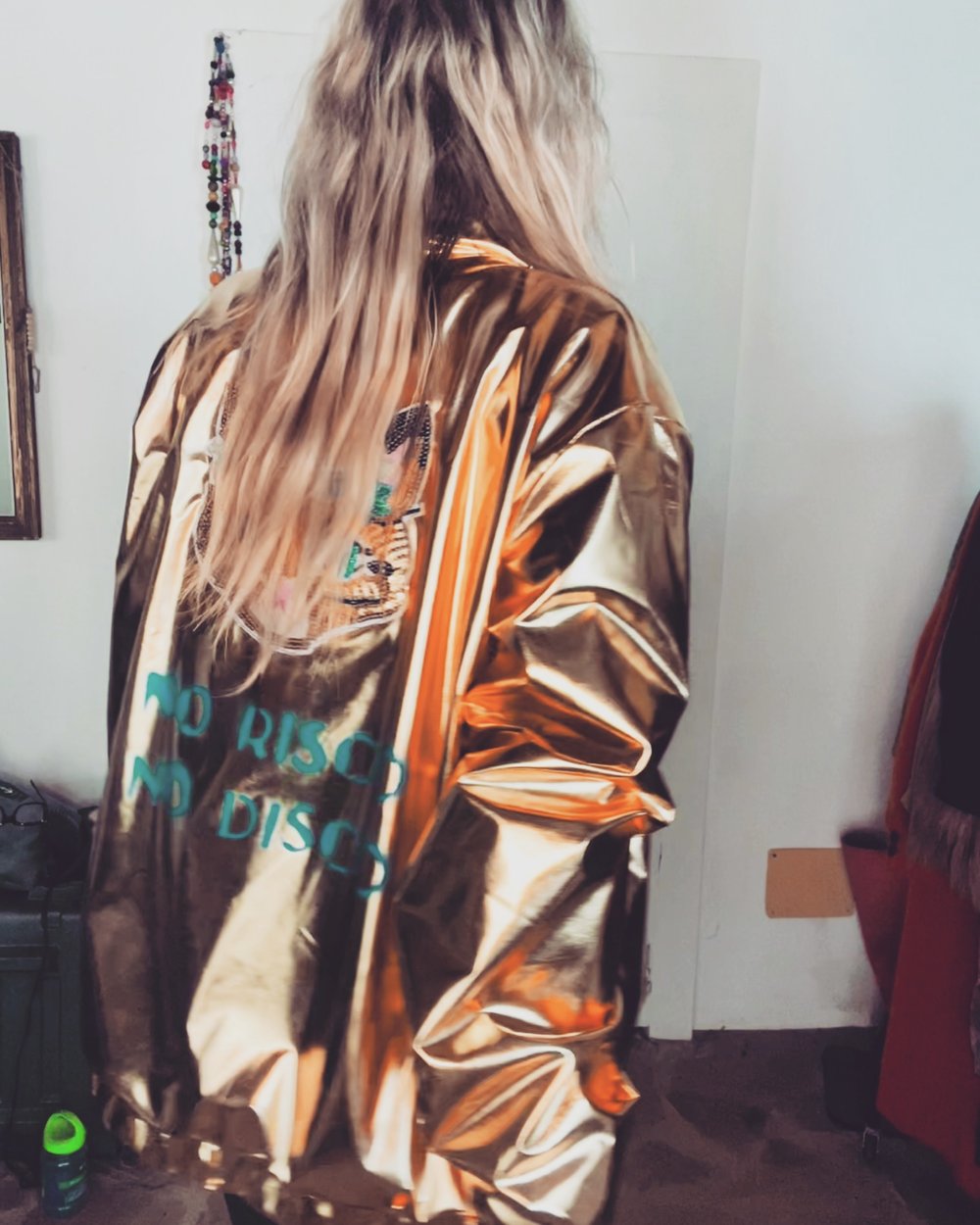 Image of Golden Bomber  • Festival Love jacket • unisex 