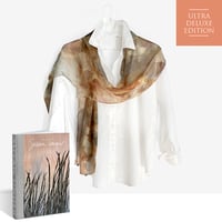 Image 1 of 'The Art of Susan Unger' book + Grey gingko foulard (416)