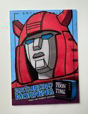 Cliffjumper Sketch Card 1/1 - Artists Unite Original Art Transformers Animated
