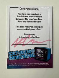 Image 2 of Arcee Sketch Card 1/1 - Artists Unite Original Art Transformers Animated