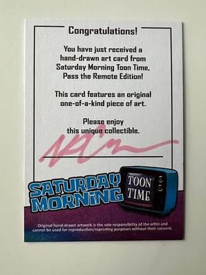 Arcee Sketch Card 1/1 - Artists Unite Original Art Transformers Animated