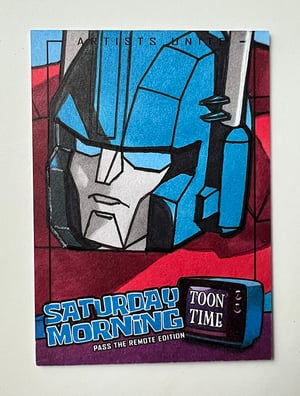 Ultra Magnus Sketch Card 1/1 - Artists Unite Original Art Transformers Animated