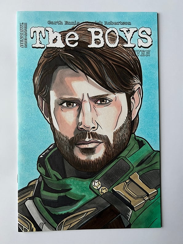 The Boys 'Soldier Boy' Sketch Cover Comic Book 1/1 - Original Art