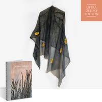 Image 1 of 'The Art of Susan Unger' book + Peacock feathers chiffon (426)