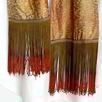 Image 2 of 'The Art of Susan Unger' book + Tassar silk animal foulard with ombre fringe (425)