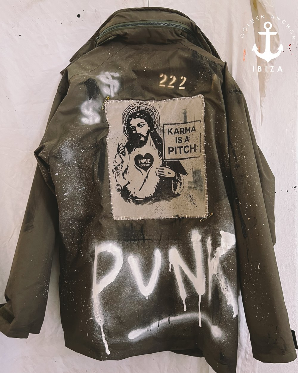 Image of Vintage¥ viLLaGe punK ¥ IbiZa ¥ PARKA ¥ JaCket ¥ upCycliNg ¥ festiValVibe ¥