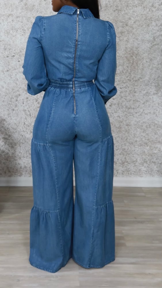 Image of Denim Dream Jumpsuit 