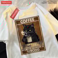 Image 2 of Grumpy Cat Caffeine Tee
