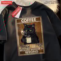 Image 1 of Grumpy Cat Caffeine Tee