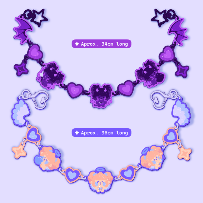 [PRE-ORDER] Angel ♡ Devil Acrylic Chains