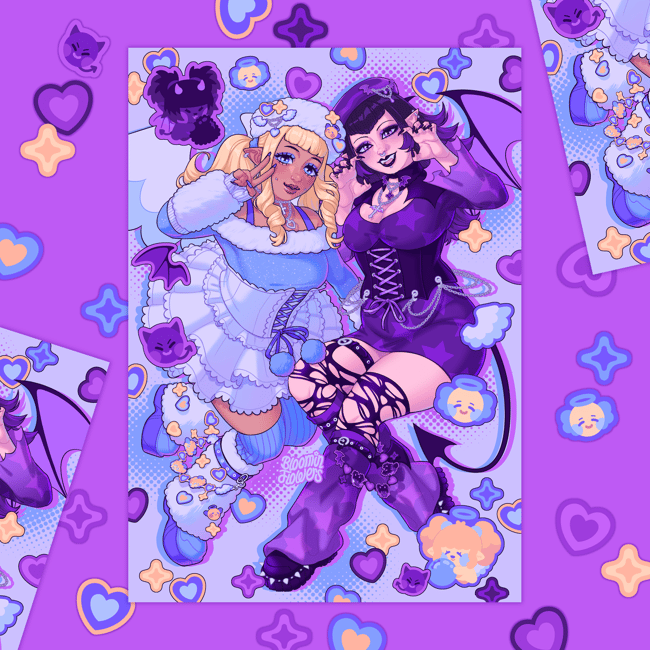 Angel ♡ Devil Print