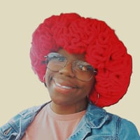 Image 2 of Signature Red Ruffle Hat