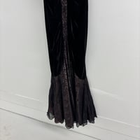 Image 3 of 00s velvet maxi