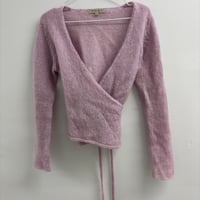 Image 1 of mohair wrap cardigan 