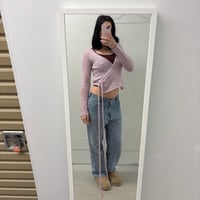 Image 5 of mohair wrap cardigan 
