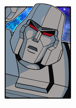 Transformers 'Generation One' A4 (12" x 8") Signed Print Set Comic Style Illustration