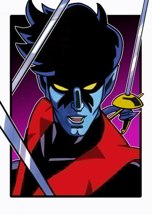 X-Men '97 'Heroes' A4 (12" x 8") Signed Print Set Comic Style Illustration