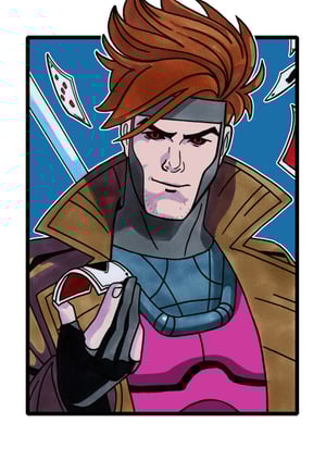 X-Men '97 'Heroes' A4 (12" x 8") Signed Print Set Comic Style Illustration