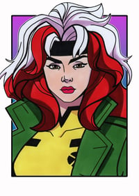 Image 3 of X-Men '97 'Heroes' A4 (12" x 8") Signed Print Set Comic Style Illustration