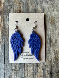 Angel  Wings Deep Blue
