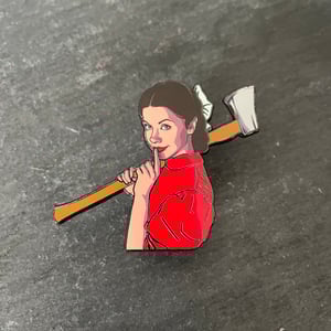 Shes a star! Hard enamel pin with CMYK print - RESTOCK PENDING